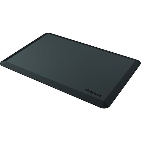 Fellowes Antifatigue Mat, 24 in L x 3 ft W, .75 in Thickness, Black FEL8707002
